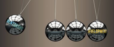 Akıl hocalığı gelişime yol açar. Akıl hocalığının gelişimini başlattığı ve ona enerji verdiği bir metafor. Akıl hocalığı ve gelişim arasındaki sebep-sonuç ilişkisi.