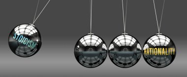 Stokçuluk rasyonaliteye götürür. Stokçuluğun rasyonalite hareketini başlattığı ve ona enerji verdiği bir metafor. Stokçuluk ve rasyonellik arasındaki neden-sonuç ilişkisi.