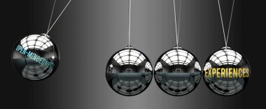 Açık fikirlilik deneyimlere yol açar. Açık fikirliliğin deneyimleri harekete geçirmek için güç verdiği bir metafor. Açık fikirlilik ve Deneyimler arasındaki neden-sonuç ilişkisi.