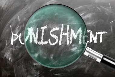 Ceza: Öğren, çalış ve incele. Cezaya daha yakından bakıyorum. Tahtaya 