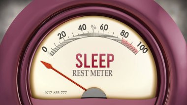 Uyku ve Dinlenme Ölçeği sıfırın altında, son derece düşük bir uyku düzeyi gösteriyor, hiçbiri yeterli değil. Normalin altında bir değer. Uyku eksikliği..