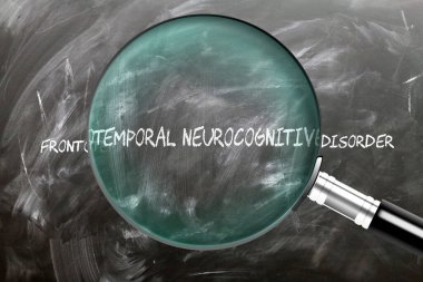 Frontotemporal Nörobilişsel Bozukluk - öğren, incele ve incele. Frontotemporal nörobilişsel bozukluğa daha yakından bakıyorum.. 