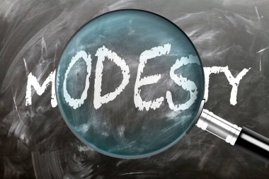 Alçakgönüllülük - öğren, çalış ve incele. Alçakgönüllülüğe daha yakından bakıyorum. Tahtaya 