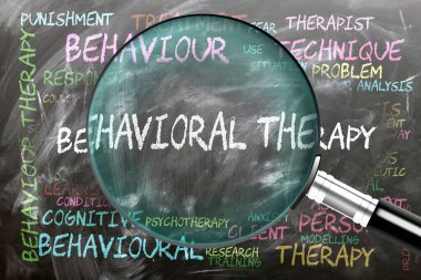 Davranış terapisi yakından inceleniyor, inceleniyor. Davranış terapisiyle yakından ilişkili en önemli konu ve fikirler.