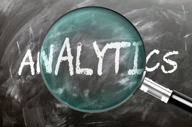Analitik - öğren, çalış ve incele. Analizlere daha yakından bakıyorum. Tahtaya 