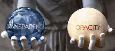 Şeffaflık ya da Opasite - iki seçenek arasında karar verin. Bir seçim sunan Yunan heykeli: şeffaflık veya donukluk, değerlerini tartmak. Artılarına ve eksilerine bakıyorum.. 