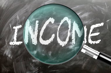 Gelir - öğren, çalış ve incele. Gelirlere daha yakından bakıyorum. Tahtaya 