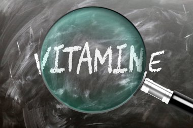 E vitamini, öğren, çalış ve incele. E vitaminine daha yakından bakıyorum. 