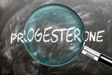 Progesteron - öğren, çalış ve incele. Progesterona daha yakından bakıyorum. Tahtaya 