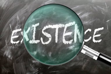 İncelenen, incelenen ve incelenen varlıklar. Yakından bak. Varoluşun anlamını araştırmanın, keşfetmenin ve analiz etmenin sembolü.