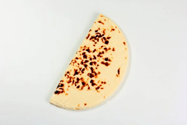 Queijo Tradicional Grelhado Lapland Tábua Corte Madeira Queijo Original Sobremesa — Fotografia de Stock
