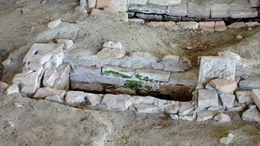 İtalya 'daki Pol Vadisi' nde Roma arkeolojik kazısı