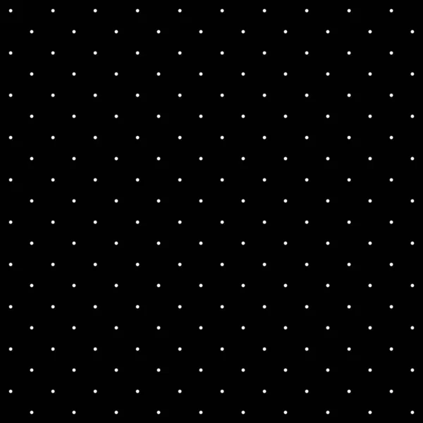 Simple Black Background Seamless Little White Dots — Stock Photo, Image