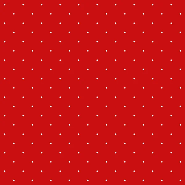 Simple Red Background Seamless Little White Dots — Stock Photo, Image