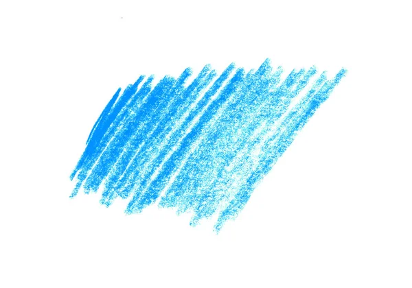 Blue Scribble Pencil Drawing — Stock Photo, Image