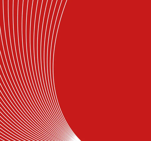Abstrakte Hintergrundvorlage Mit Weißen Linien Auf Rot — Stockfoto