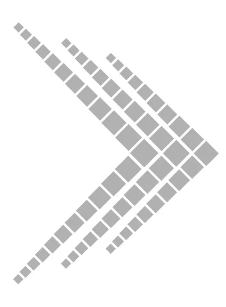 Simbolo Freccia Grigia Con Quadrato — Foto Stock