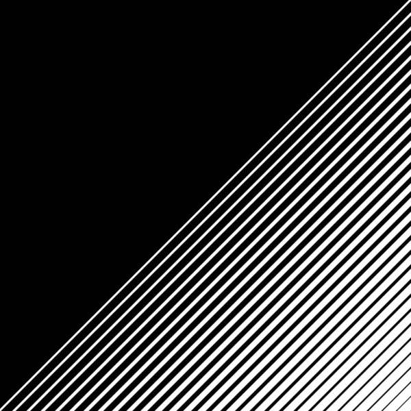 带有渐变对角线条纹的黑白抽象背景 — 图库照片