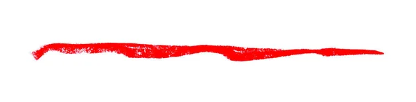 Dirty Red Chalk Stripe — Stock Photo, Image
