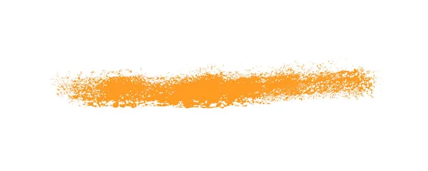 汚い手描きオレンジ落書きストローク — ストック写真