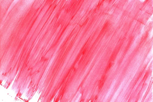 非常に汚れた手描きブラシテクスチャで赤ピンク色 — ストック写真