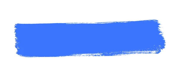 Blue Empty Paintbrush Banner — Stock Photo, Image