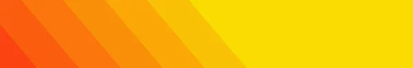 Grijze Rood Oranje Gele Banner Met Diagonale Strepen — Stockfoto