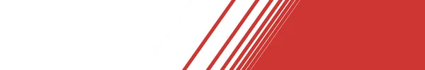 Banner Gradiente Listrado Vermelho Branco — Fotografia de Stock