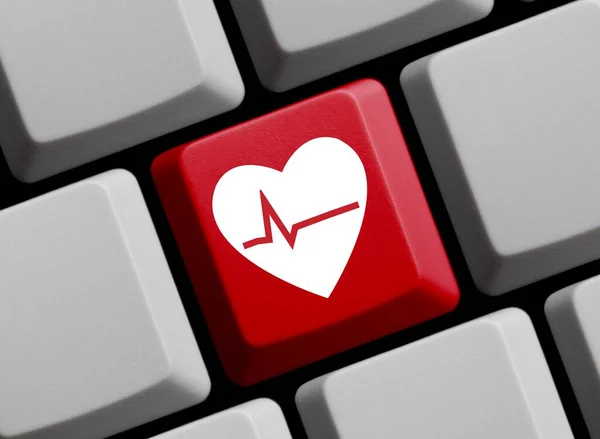 Medicine, Health and Heart Check online 3D illustration