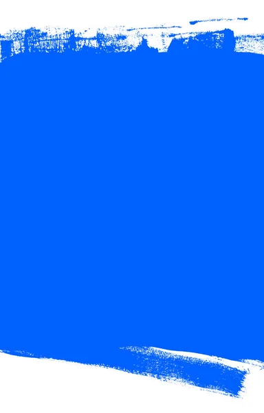 Blauwe Textuur Met Copyspace Gemaakt Met Paintbrush — Stockfoto
