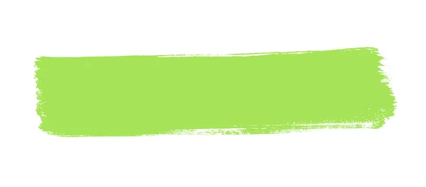 Light Green Brush Banner Copy Space — Stock Photo, Image