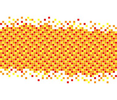 Soyut arkaplan dokusu: Kırmızı, kahverengi turuncu mozaik pikseller
