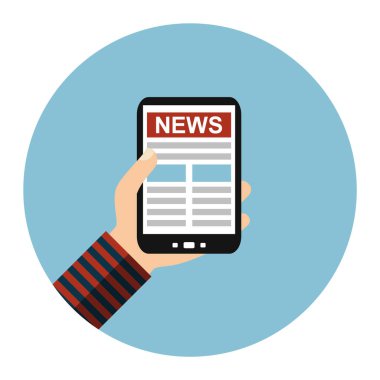 Yuvarlak Düz Tasarım Düğmesi: Akıllı Telefon Haberleri
