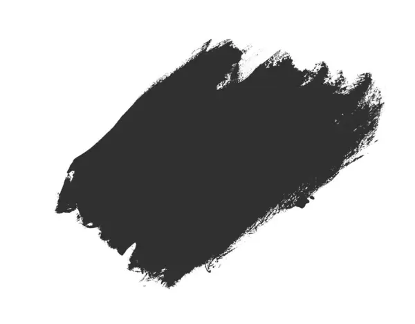 黒い色の非常に汚れたブラシの質 — ストック写真