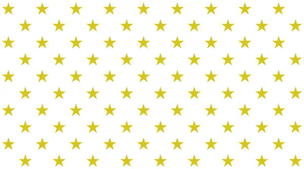Seamless golden stars on white background - Christmas banner
