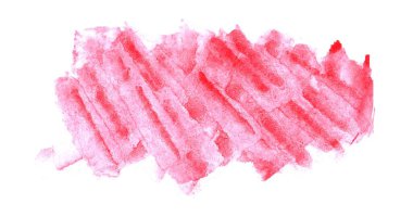 Painted watercolor texture: Red color