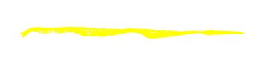 Dirty yellow smear or stripe made with pencil or brush