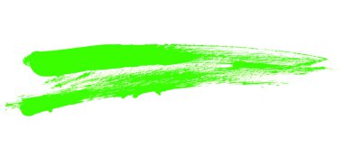 Green smear of paintbrush texture