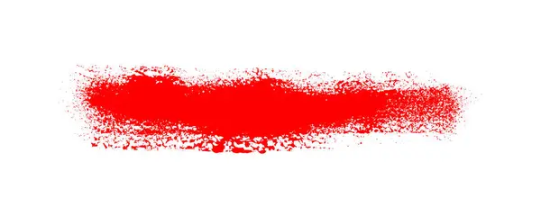 Red Smear Paintbrush Texture — Stock Photo, Image