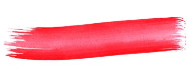 Boya fırçasıyla yapılan kırmızı suluboya dokusu