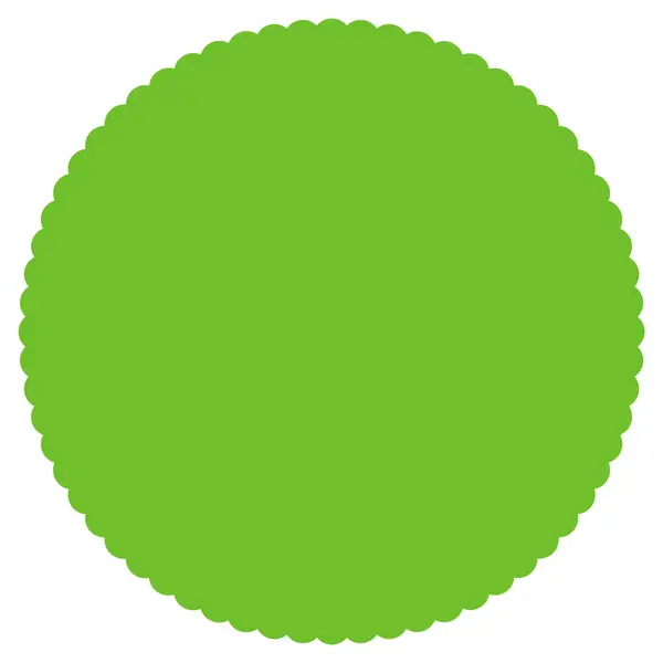 Empty Green Blank Button Shape — Stock Photo, Image