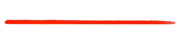 Red Pencil Chalk Line Stroke — Stock Photo, Image