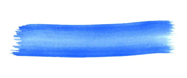 Blue Watercolor Texture Made Paintbrush — Stock Photo, Image