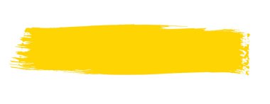 Kopya alanı olan turuncu fırça pankartı