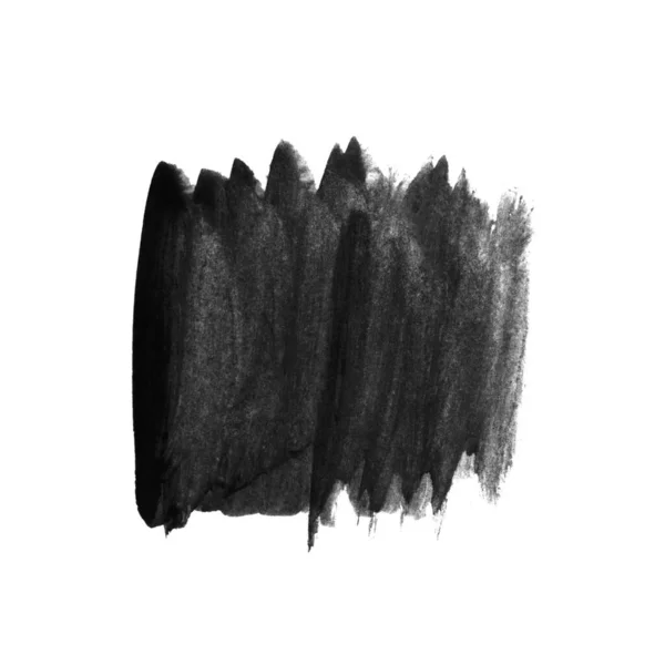 Abstract Dirty Black Grey Brushstroke — Stock Photo, Image