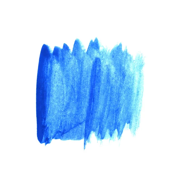 Abstract Empty Dirty Blue Brushstroke — Stock Photo, Image