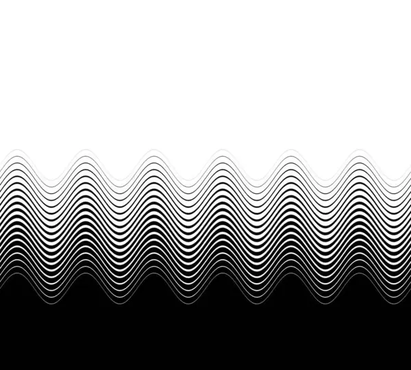 Black White Gradient Banner Curves — Stock Photo, Image
