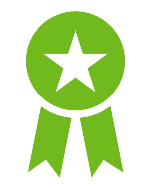 Yeşil plaket Yıldız sembolünü gösteriyor