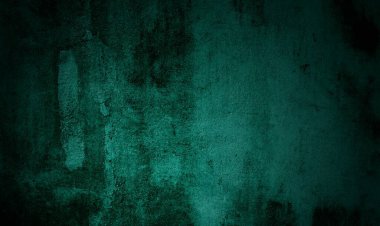 Yeşil kirli grune duvar dokusu - Kopya alanı olan arkaplan