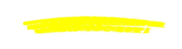 Paintbrush Chalk Background Yellow Ink Stroke — Stock Photo, Image